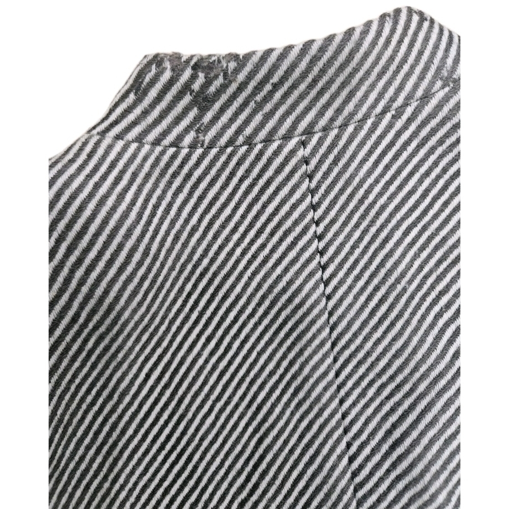 Valerie Stevens Vintage Women's Winter Coat Stripped Brown/ Ivory Elegant Sz 6P - Picture 4 of 6